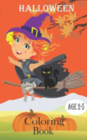 Halloween Coloring Book Ages 2-5