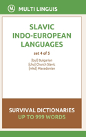 Slavic Languages Survival Dictionaries (Set 4 of 5)
