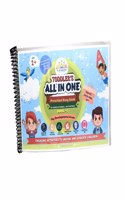 Toddlerâ€™S All In One Preschool Busy Book | Preschool Learning Montessori Book, 70 Educational Activities | Water/Tear Proof | Wipe/Clean Pages | Reusable Sticker Book| Age: 1.5 -To- 4.5