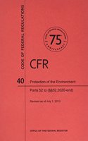 Code of Federal Regulations, Title 40, Protection of Environment, PT. 52 (Section 52.2020 to End), Revised as of July 1, 2013