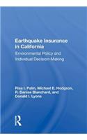 Earthquake Insurance In California
