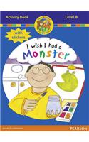 Jamboree Storytime Level B: I wish I Had a Monster Activity Book with Stickers