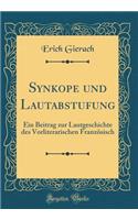 Synkope Und Lautabstufung: Ein Beitrag Zur Lautgeschichte Des Vorliterarischen Franzï¿½sisch (Classic Reprint)