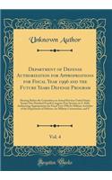 Department of Defense Authorization for Appropriations for Fiscal Year 1996 and the Future Years Defense Program, Vol. 4: Hearing Before the Committee on Armed Services United States Senate One Hundred Fourth Congress First Session on S. 1026; Auth