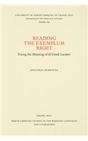 Reading the Exemplum Right: Fixing the Meaning of El Conde Lucanor