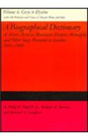 Biographical Dictionary of Actors, Volume 4, Corye to Dynion