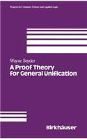 Proof Theory for General Unification