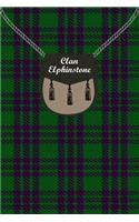 Clan Elphinstone Tartan Journal/Notebook