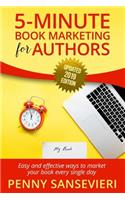 5 Minute Book Marketing for Authors - Updated 2019 Edition