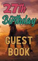 27th Birthday Guest Book