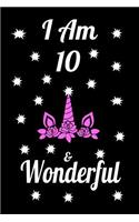 I AM 10 & Wonderful