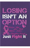 Losing Isn't An Option Believe Love Hope Faith Mothers Daughters Sisters Friends Just Fight it