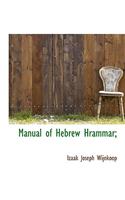 Manual of Hebrew Hrammar;