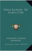 Della Fluidita De' Corpi (1754)