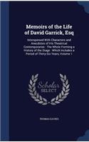 Memoirs of the Life of David Garrick, Esq