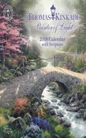 Thomas Kinkade Painter of Light with Scripture 2018 Mini Wall Calendar