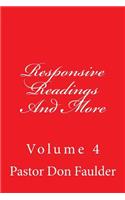 Responsive Readings And More