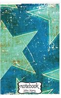 Notebook Journal Dot-Grid, Graph, Lined, Blank No Lined: Vintage Blue Star: Small Pocket Notebook Journal Diary, 120 Pages, 5.5 X 8.5 (Blank Notebook Journal)