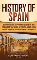 History of Spain: A Captivating Guide to Spanish History, Starting from Roman Hispania through the Visigoths, the Spanish Empire, the Bourbons, and the War of Spanish