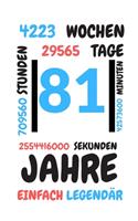 81 Jahre Einfach Legendär