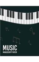 music notebook tabs: Music Writing Notebook, journal - Blank Sheet Music Notebook - Wide Staff Blank Manuscript Paper - 9 Staves Per Page - ... - Staff Paper Notebook - 