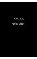 Ashlie's Notebook