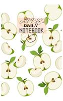 Apple Daily Notebook: Fruit Journal Notebook for Writing Diary Cute Notes also Idea gift for family and friends.