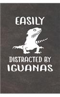 Easily Distracted By Iguanas Notebook Journal
