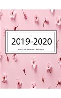 2019 - 2020 Weekly and Monthly Planner: Calendar Schedule + Organizer - Inspirational Quotes (2019-2020 Academic Planners