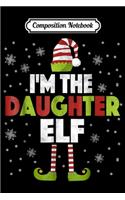 Composition Notebook: I'm The Dog Lover Elf Matching Family Group Christmas Journal/Notebook Blank Lined Ruled 6x9 100 Pages