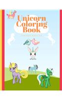 Unicorn Coloring Book for Kids Ages 3-8