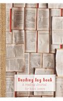 Reading Log Book: The Book Journal for Reflecting and Recording of All Your Reading Activity - Wall of Books