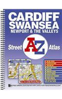 Cardiff, Swansea and The Valleys Street Atlas