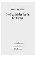 Der Begriff Der Furcht Bei Luther
