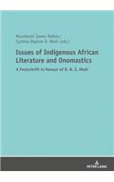Issues of Indigenous African Literature and Onomastics