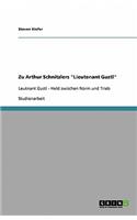 Zu Arthur Schnitzlers 
