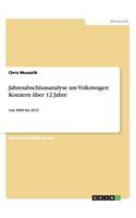 Jahresabschlussanalyse am Volkswagen Konzern über 12 Jahre: von 2000 bis 2012