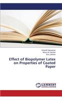 Effect of Biopolymer Latex on Properties of Coated Paper
