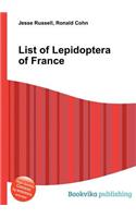 List of Lepidoptera of France