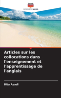 Articles sur les collocations dans l'enseignement et l'apprentissage de l'anglais