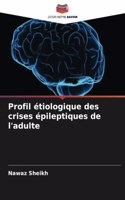 Profil étiologique des crises épileptiques de l'adulte