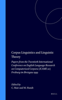 Corpus Linguistics and Linguistic Theory