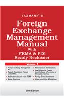 Foreign Exchange Management Manual With Fema & Fdi Ready Reckoner (Set Of Two Volumes)