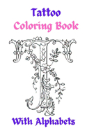 Tattoo Coloring Book With Alphabets
