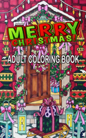 Merry Christmas Adult Coloring Book