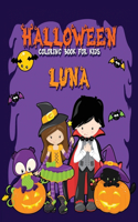 Halloween Coloring Book for Luna