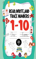 Read Write and Trace Numbers 1-10 for ages +2