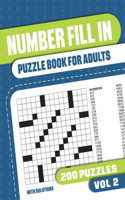 Number Fill In Puzzle Book for Adults