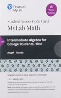 Mylab Math with Pearson Etext -- 18 Week Standalone Access Card -- For Intermediate Algebra for College Students