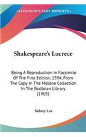 Shakespeare's Lucrece